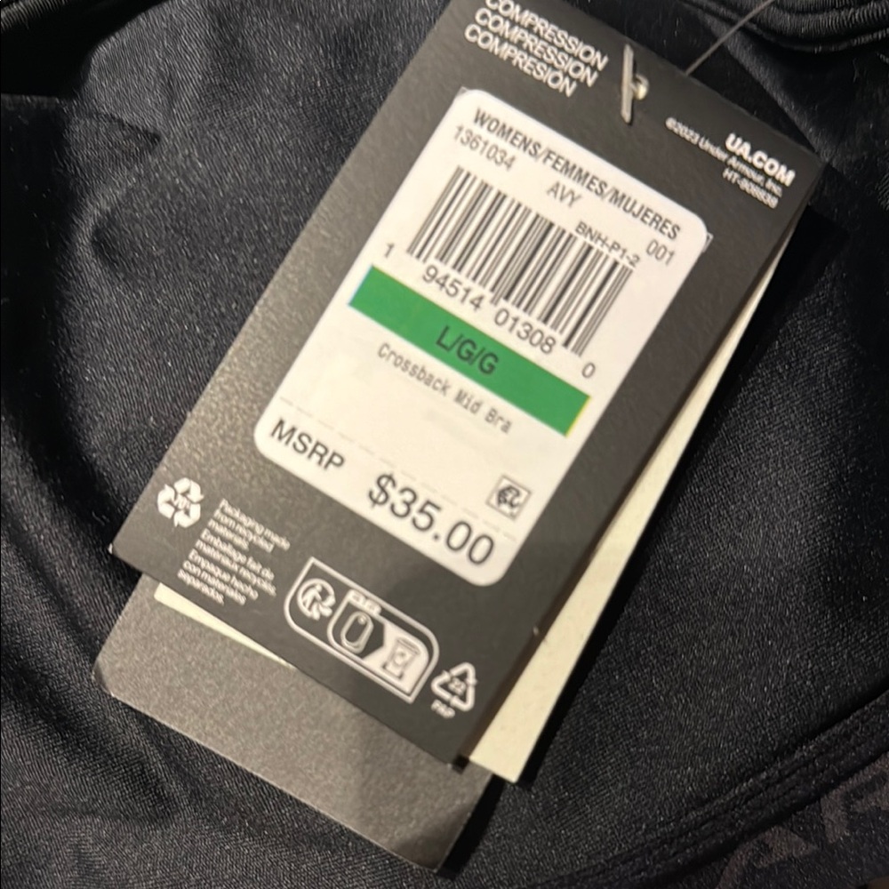 Under Armour Black Sports Bra - Picture 2 of 4